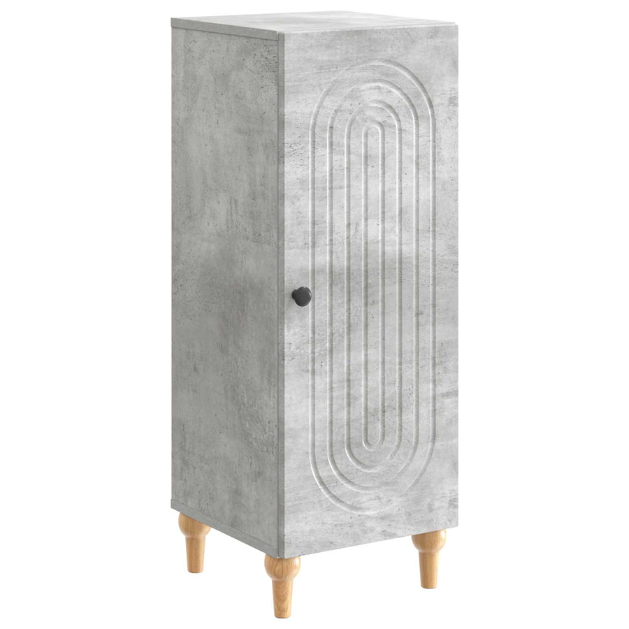 Dressoir Betongrijs 33 x 34,5 x 90 cm Bewerkt hout