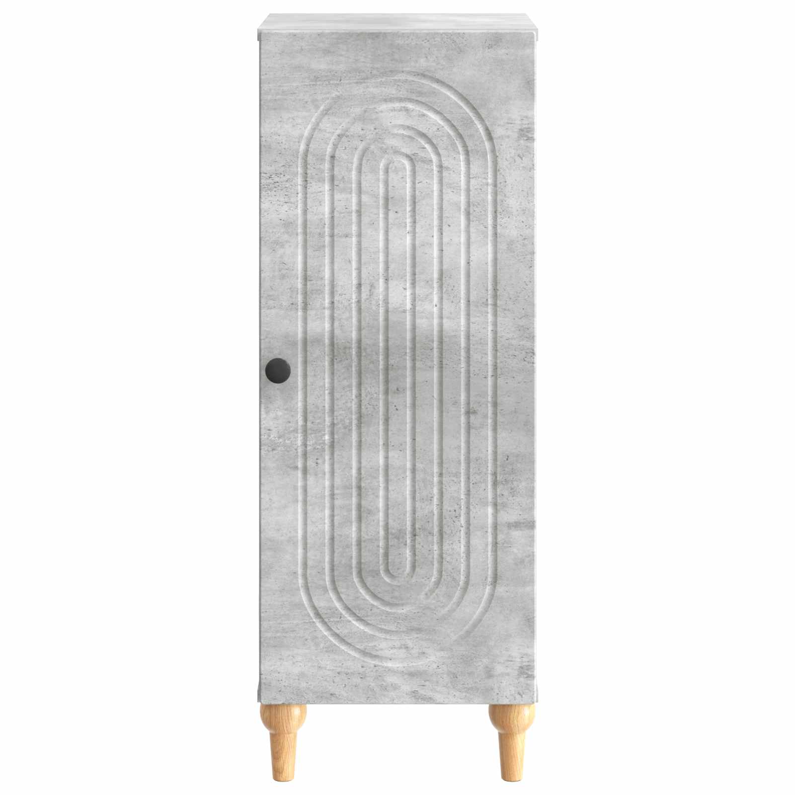 Dressoir Betongrijs 33 x 34,5 x 90 cm Bewerkt hout