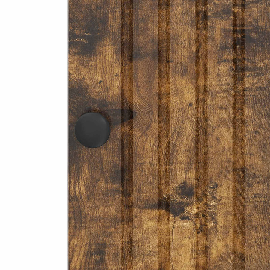 Dressoir Gerookt eiken 33 x 34,5 x 90 cm Bewerkt hout