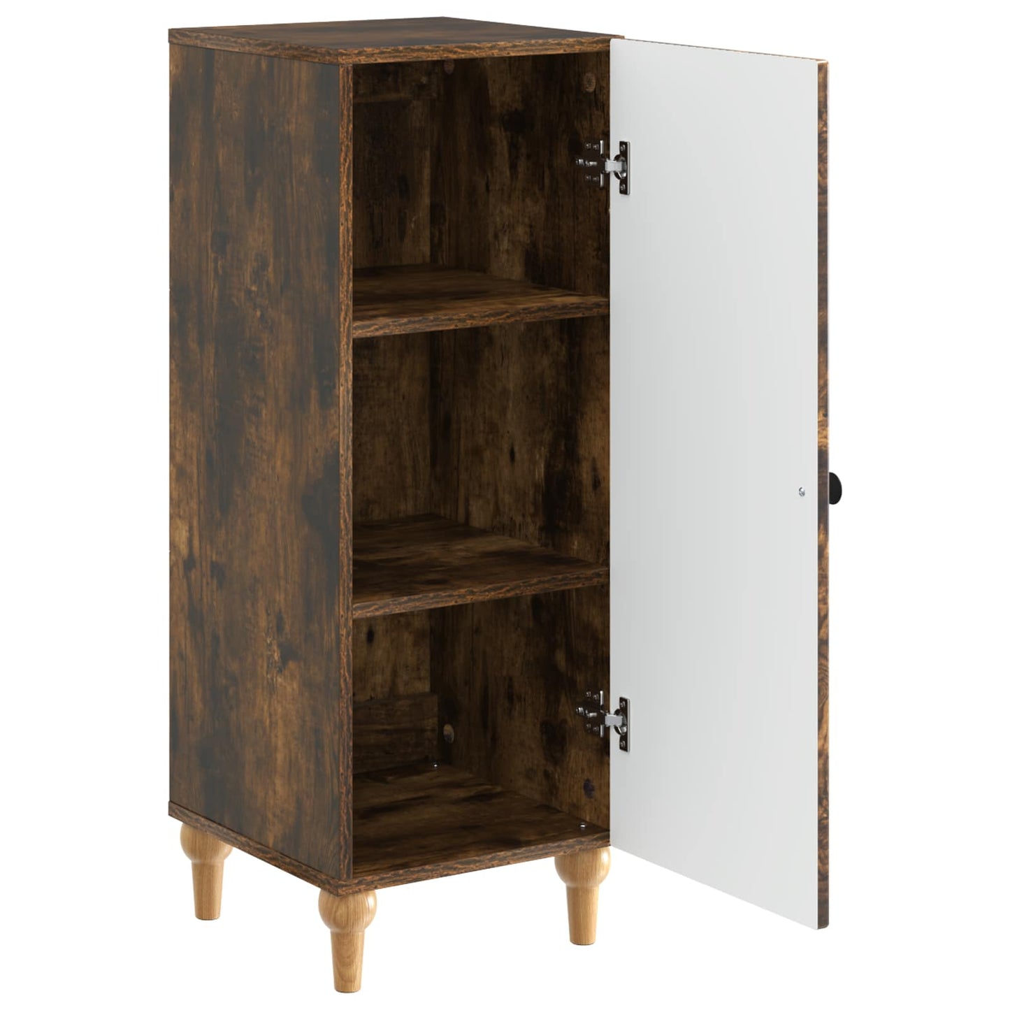 Dressoir Gerookt eiken 33 x 34,5 x 90 cm Bewerkt hout