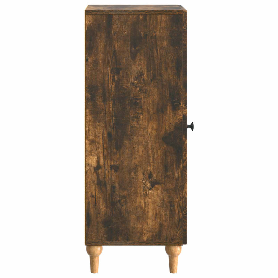 Dressoir Gerookt eiken 33 x 34,5 x 90 cm Bewerkt hout