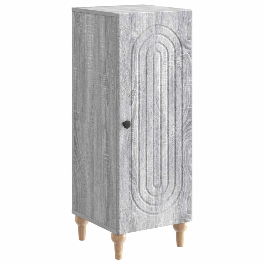 Dressoir Grijs sonoma 33 x 34,5 x 90 cm Bewerkt hout