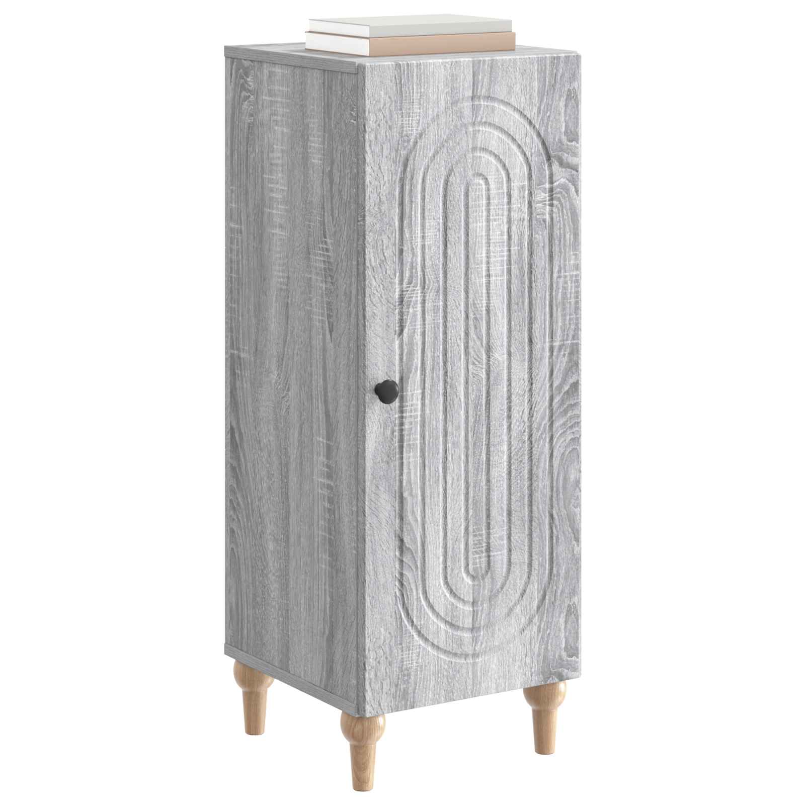 Dressoir Grijs sonoma 33 x 34,5 x 90 cm Bewerkt hout