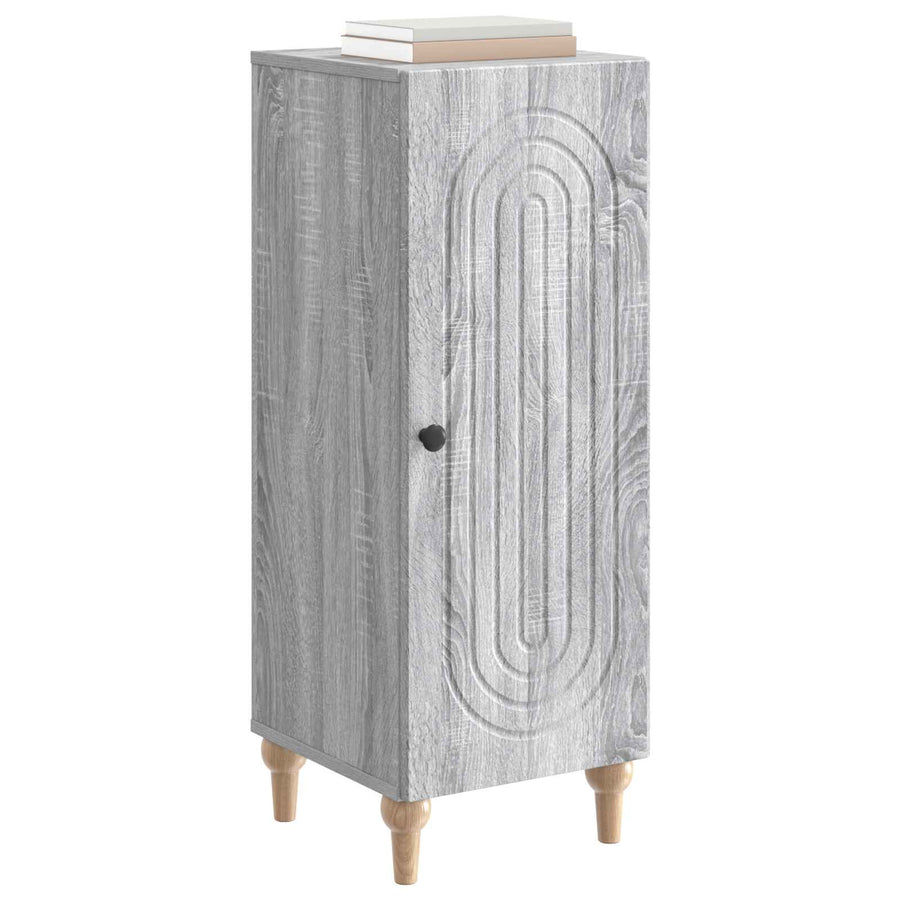 Dressoir Grijs sonoma 33 x 34,5 x 90 cm Bewerkt hout