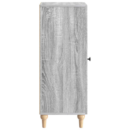 Dressoir Grijs sonoma 33 x 34,5 x 90 cm Bewerkt hout