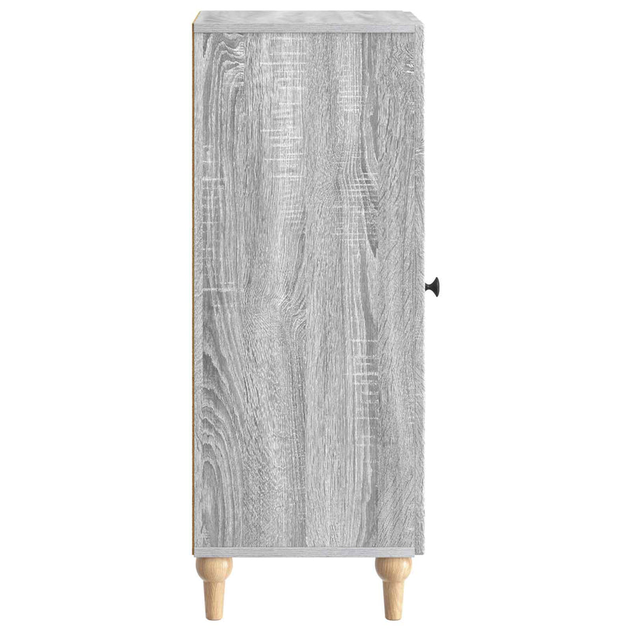 Dressoir Grijs sonoma 33 x 34,5 x 90 cm Bewerkt hout