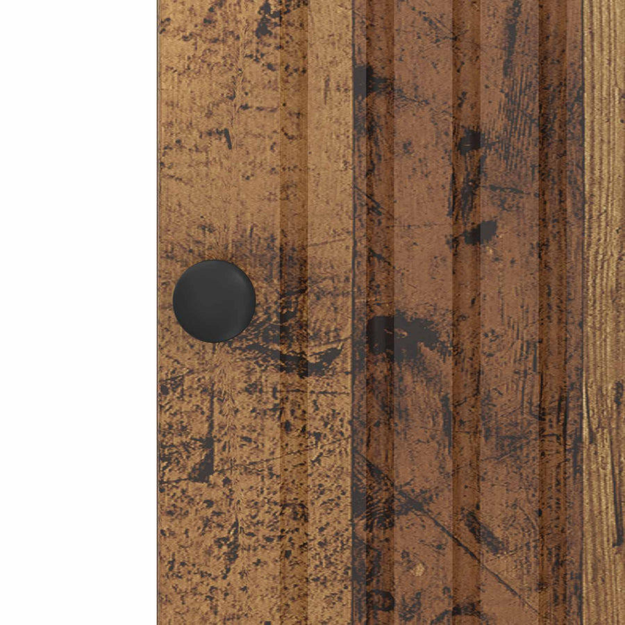 Dressoir Oud hout 33 x 34,5 x 90 cm Bewerkt hout