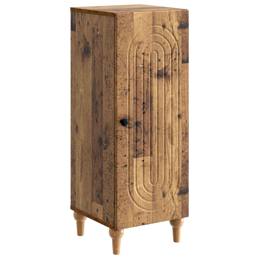 Dressoir Oud hout 33 x 34,5 x 90 cm Bewerkt hout