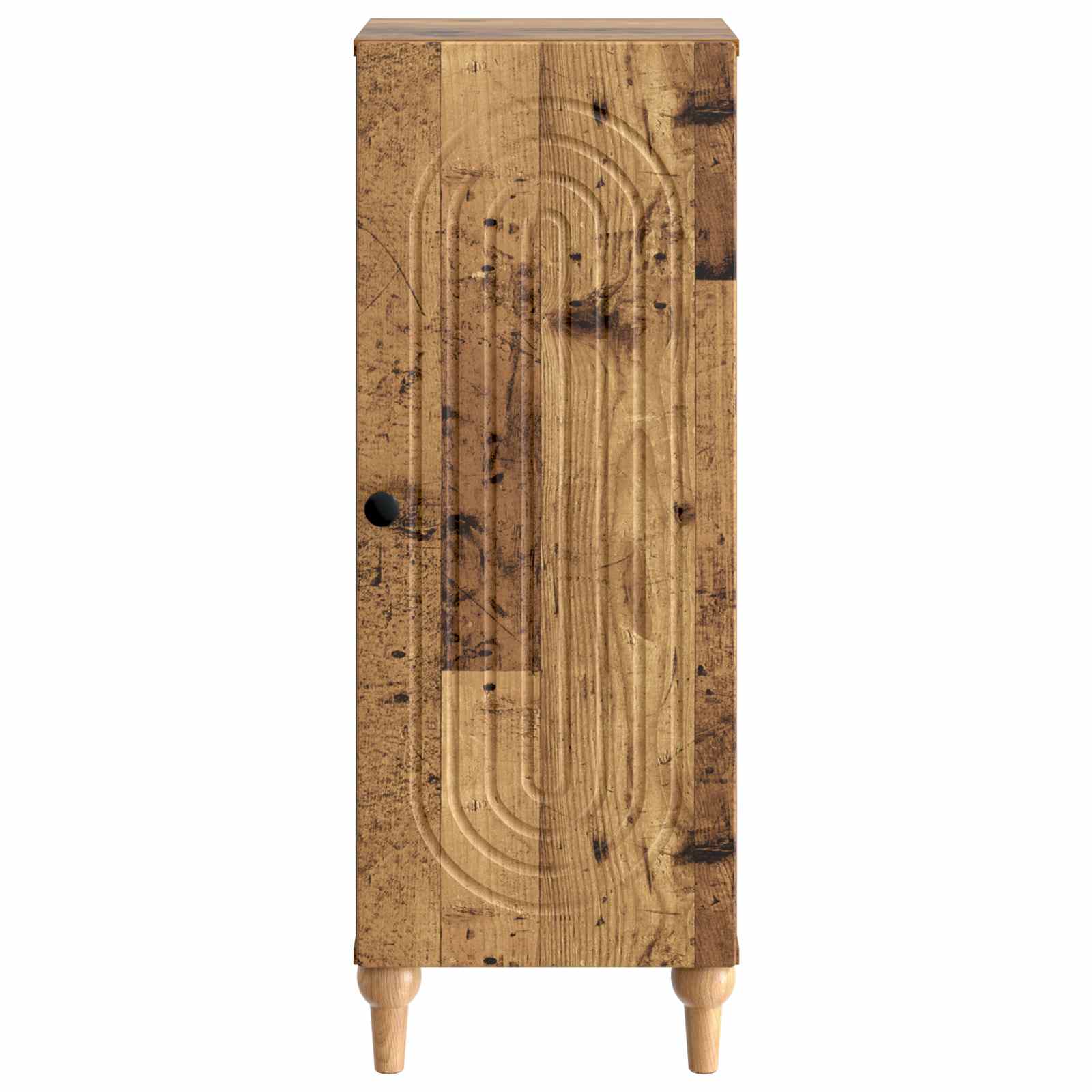 Dressoir Oud hout 33 x 34,5 x 90 cm Bewerkt hout