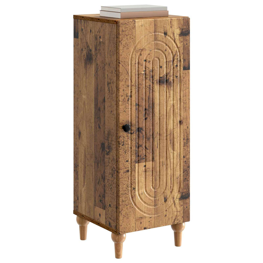 Dressoir Oud hout 33 x 34,5 x 90 cm Bewerkt hout
