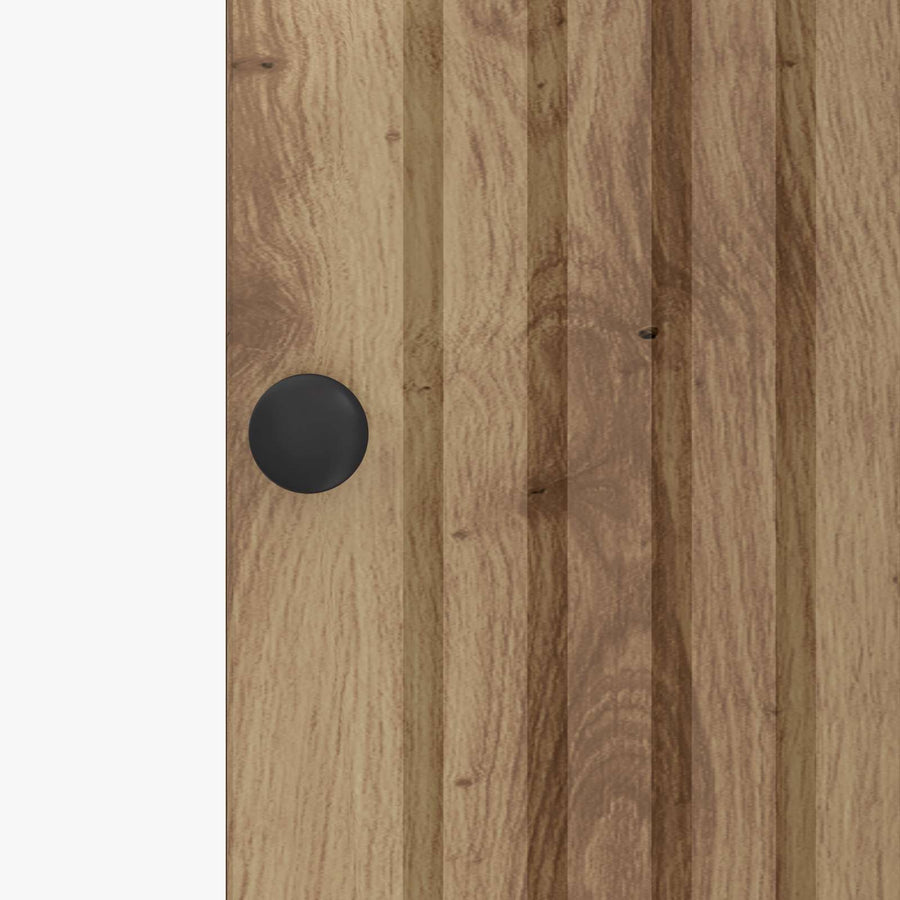 Dressoir Artisanaal eiken 33 x 34,5 x 90 cm Bewerkt hout