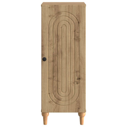 Dressoir Artisanaal eiken 33 x 34,5 x 90 cm Bewerkt hout