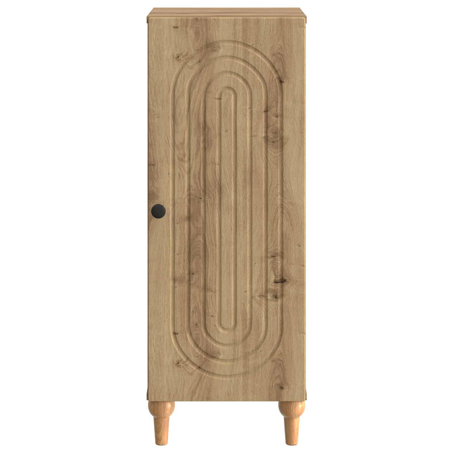 Dressoir Artisanaal eiken 33 x 34,5 x 90 cm Bewerkt hout