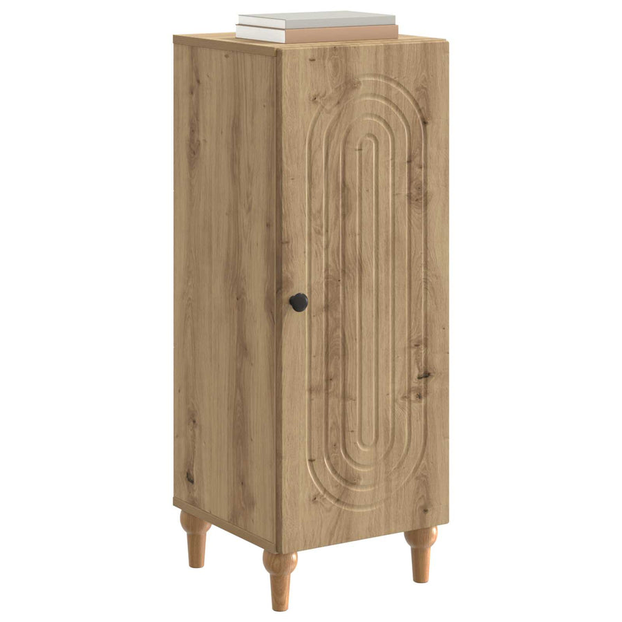 Dressoir Artisanaal eiken 33 x 34,5 x 90 cm Bewerkt hout
