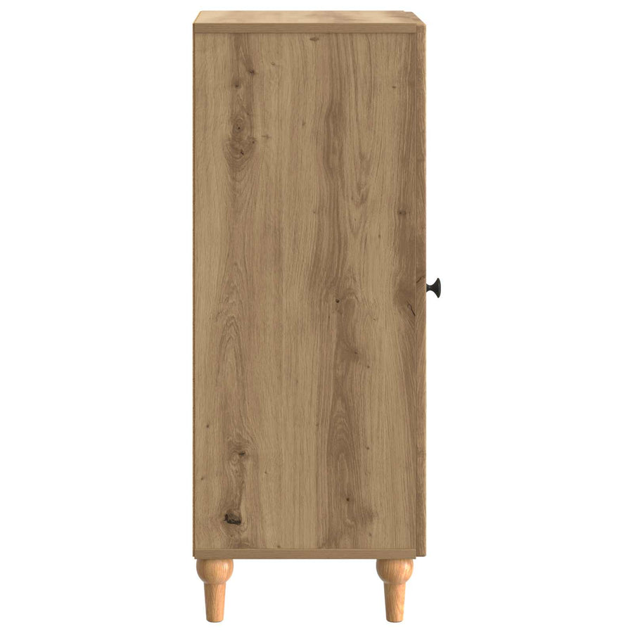 Dressoir Artisanaal eiken 33 x 34,5 x 90 cm Bewerkt hout