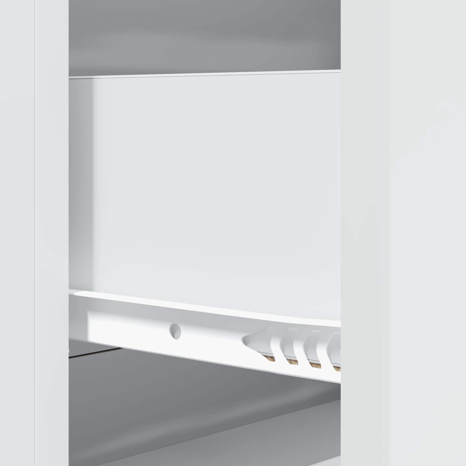 Ladenkast Wit 66 x 34,5 x 90 cm Bewerkt hout