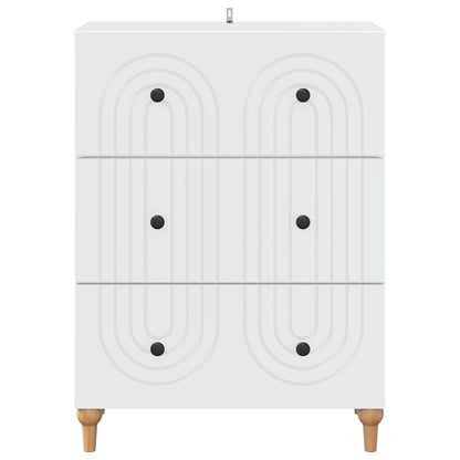 Ladenkast Wit 66 x 34,5 x 90 cm Bewerkt hout