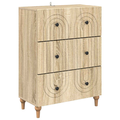 Ladenkast Sonoma Eiken 66 x 34,5 x 90 cm Bewerkt hout