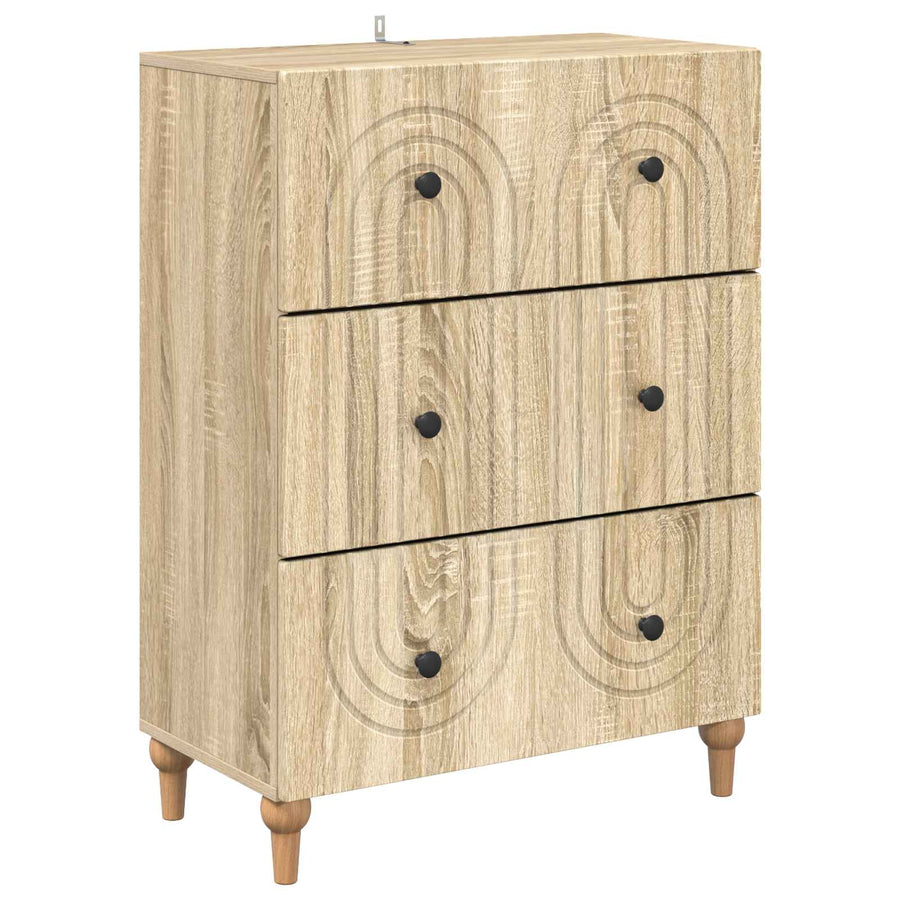 Ladenkast Sonoma Eiken 66 x 34,5 x 90 cm Bewerkt hout