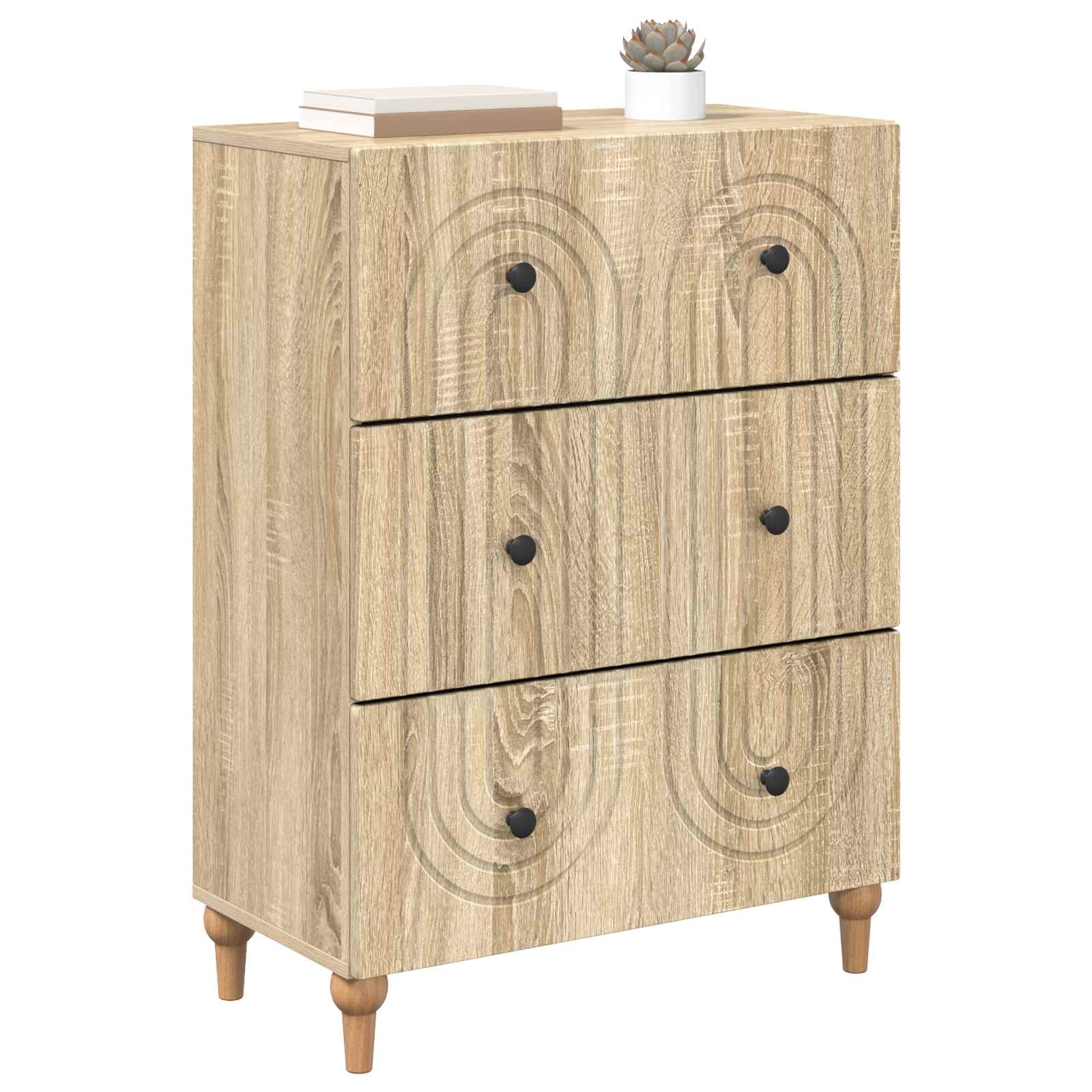 Ladenkast Sonoma Eiken 66 x 34,5 x 90 cm Bewerkt hout