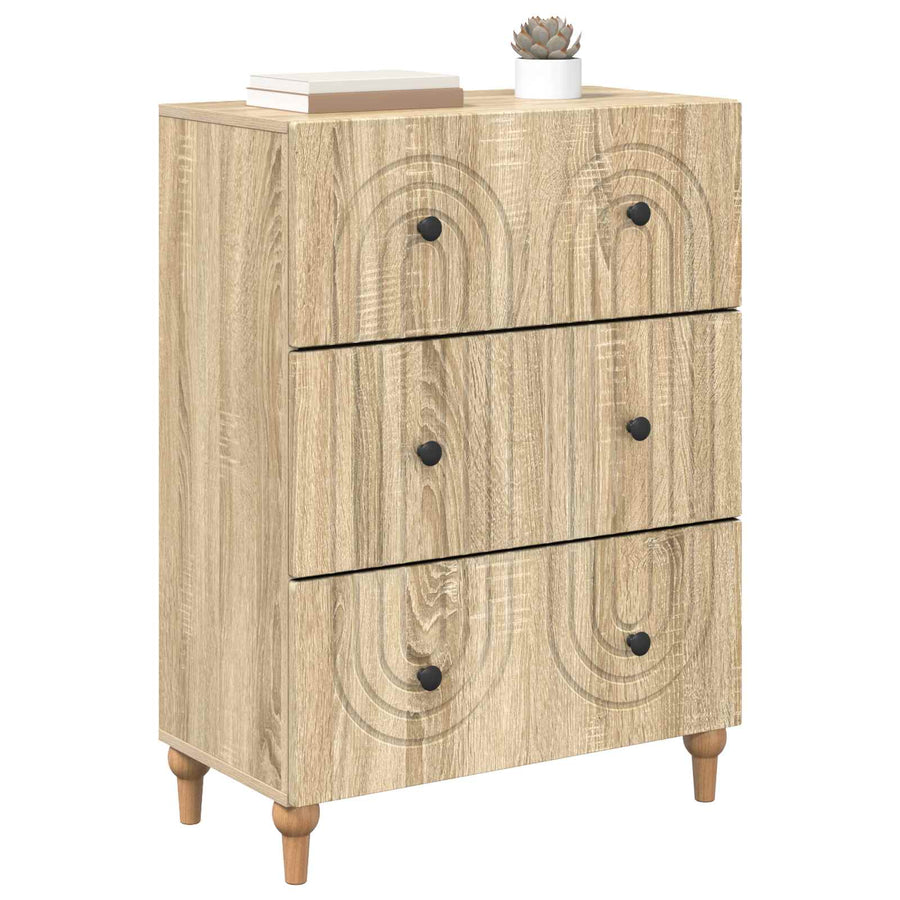 Ladenkast Sonoma Eiken 66 x 34,5 x 90 cm Bewerkt hout