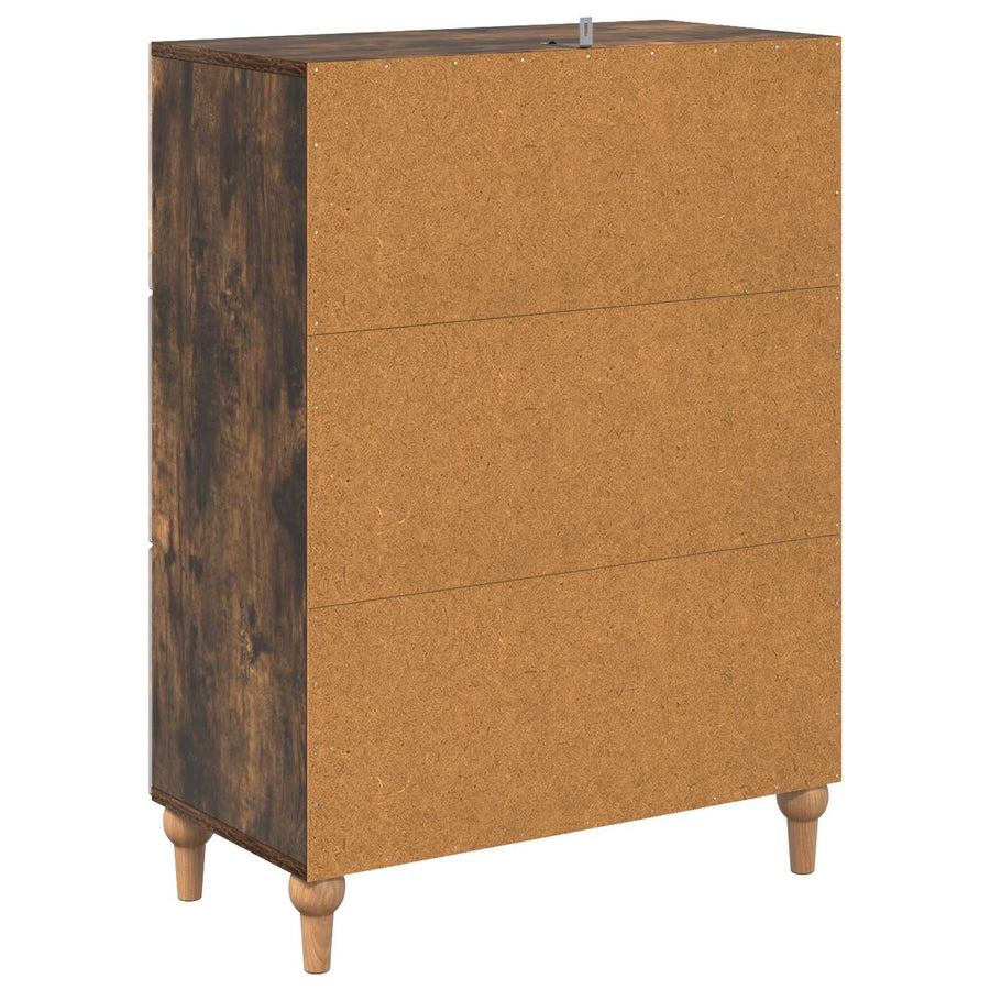 Ladenkast Gerookt eiken 66 x 34,5 x 90 cm Bewerkt hout