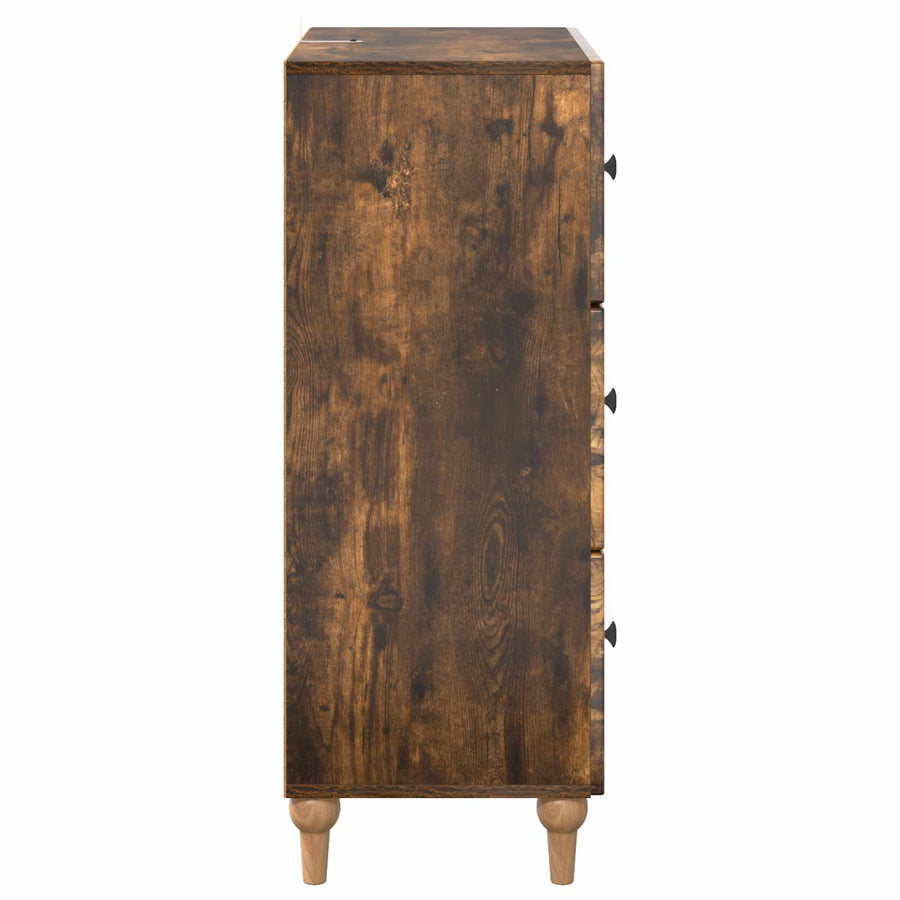 Ladenkast Gerookt eiken 66 x 34,5 x 90 cm Bewerkt hout
