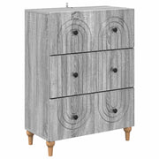 Ladekast grijs sonoma 66x34,5x90 cm