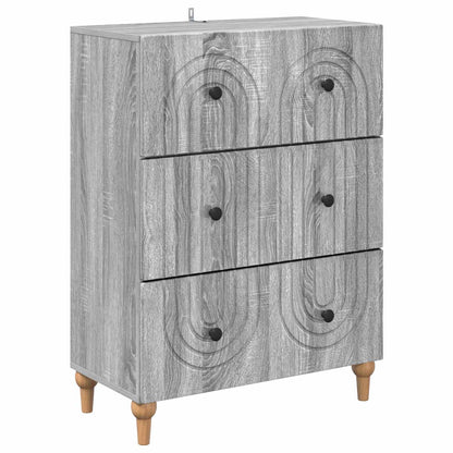 Ladenkast Grijs sonoma 66 x 34,5 x 90 cm Bewerkt hout