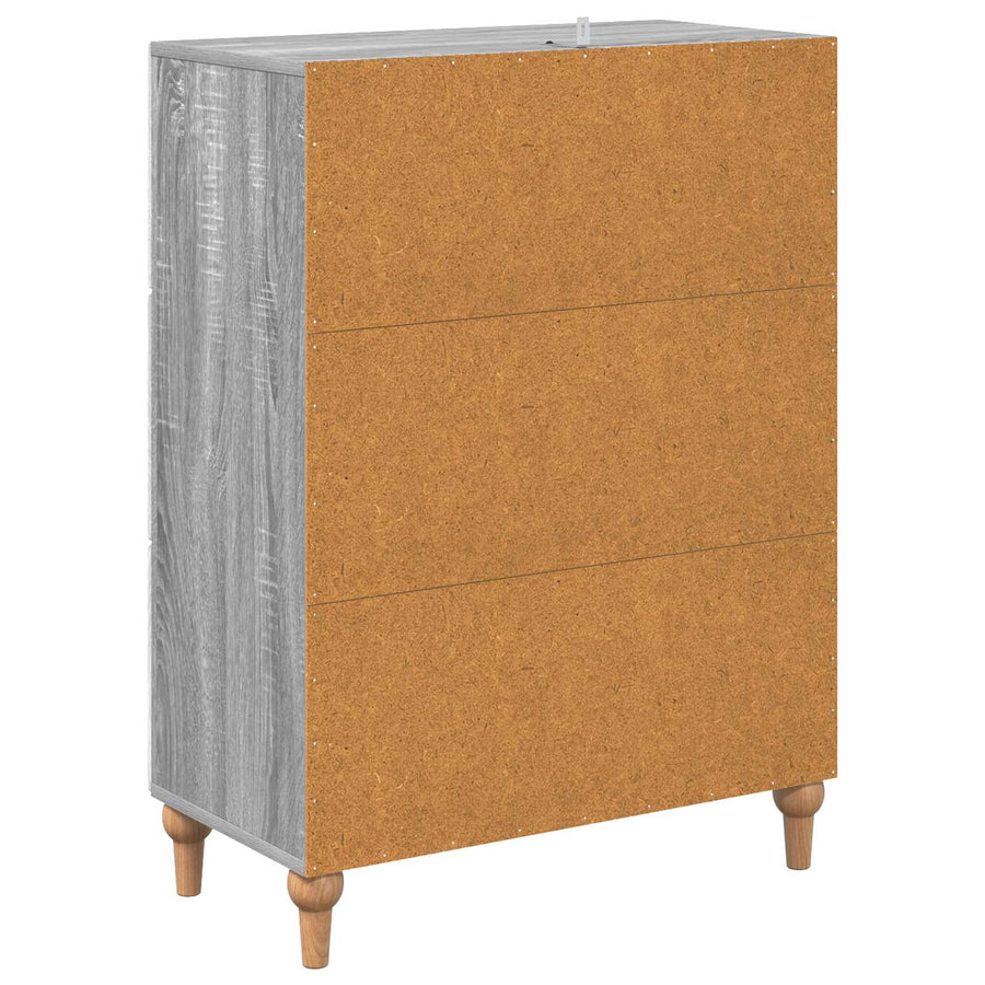 Ladenkast Grijs sonoma 66 x 34,5 x 90 cm Bewerkt hout
