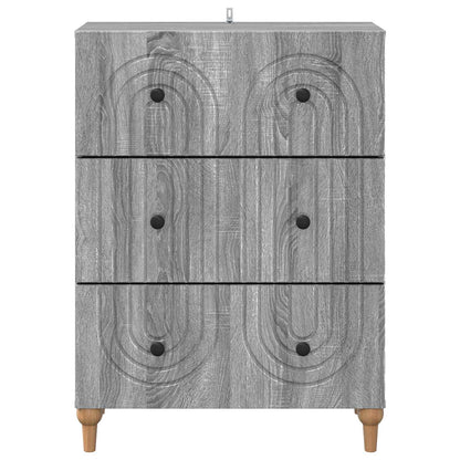 Ladenkast Grijs sonoma 66 x 34,5 x 90 cm Bewerkt hout