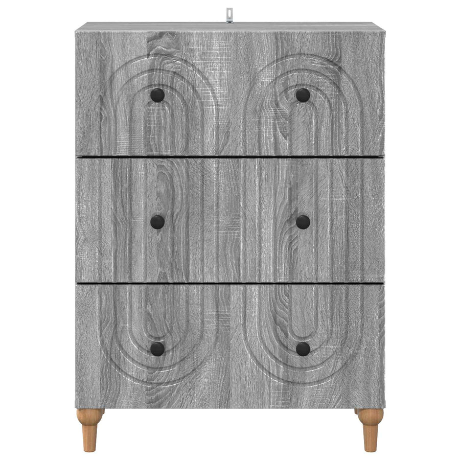 Ladenkast Grijs sonoma 66 x 34,5 x 90 cm Bewerkt hout
