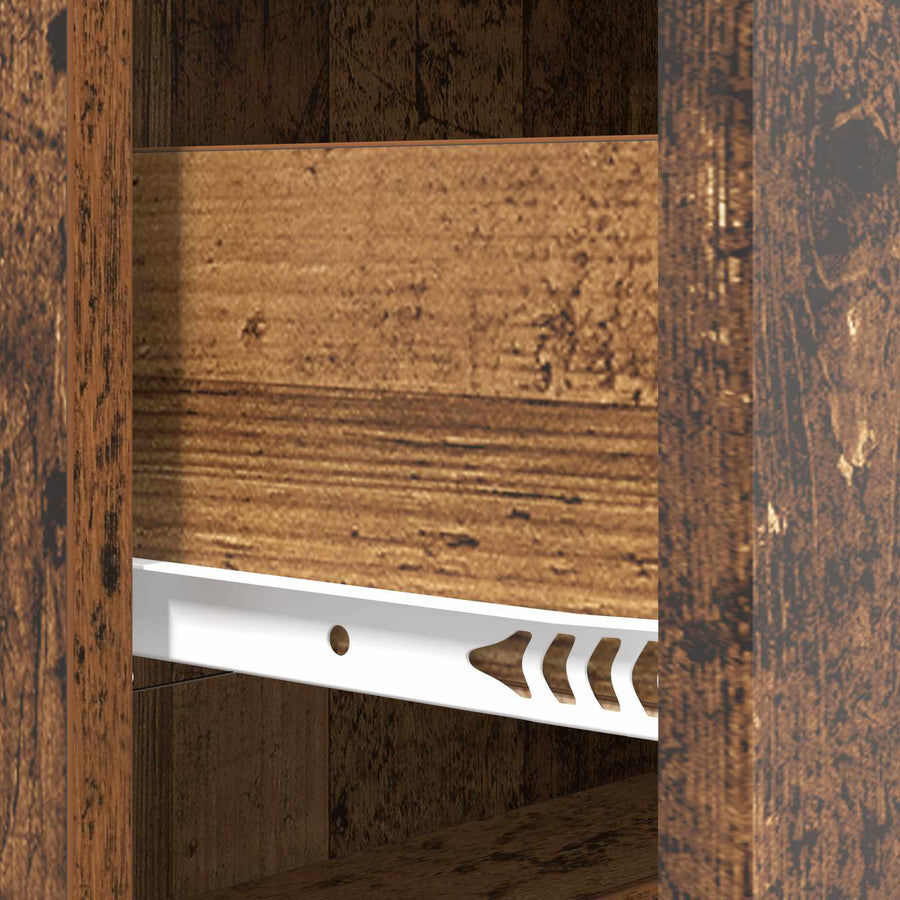 Ladenkast Oud hout 66 x 34,5 x 90 cm Bewerkt hout