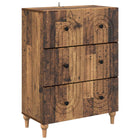 Ladekast oud hout 66x34,5x90 cm