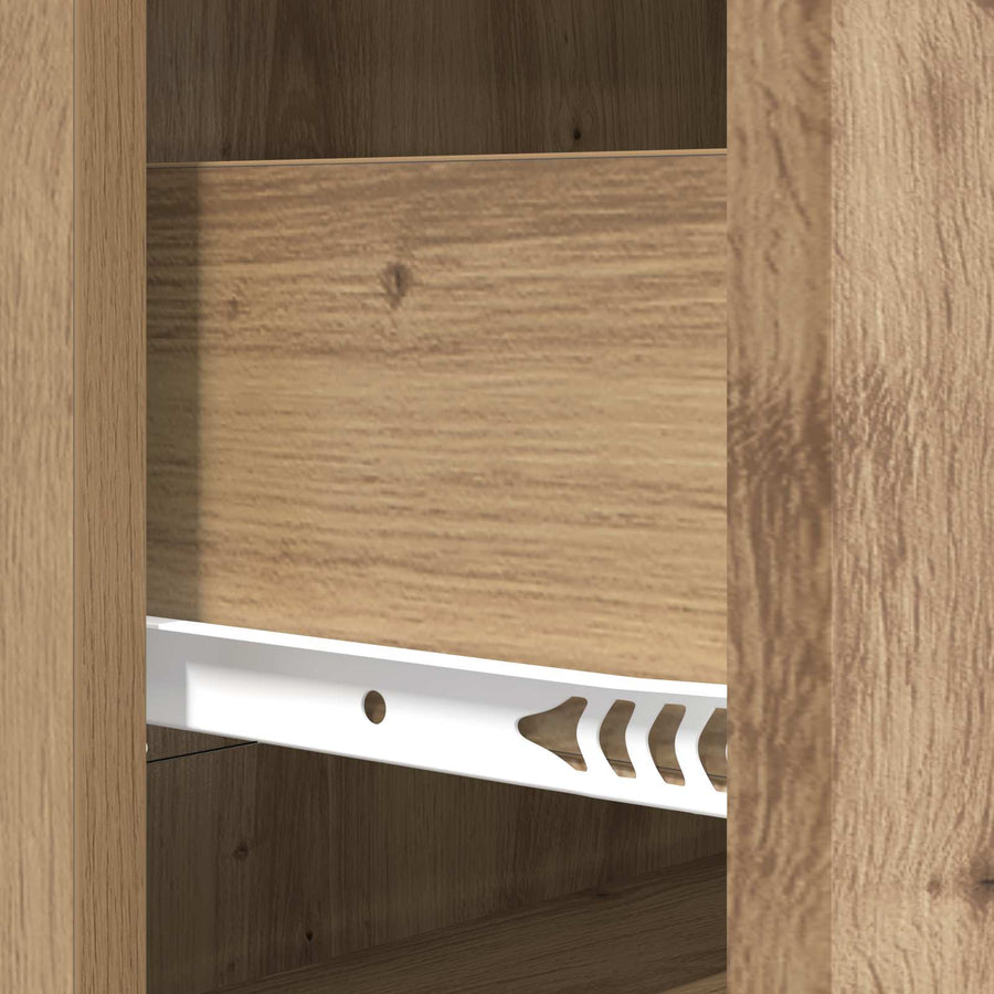 Ladenkast Artisanaal eiken 66 x 34,5 x 90 cm Bewerkt hout