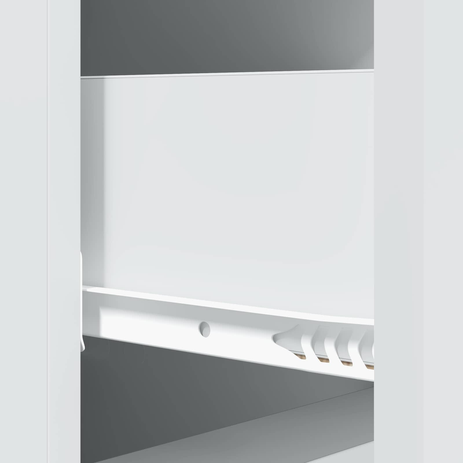 Ladenkast Wit 33 x 34,5 x 90 cm Bewerkt hout
