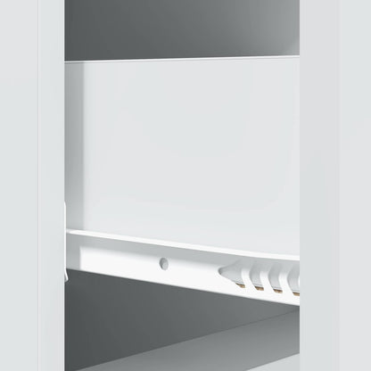 Ladenkast Wit 33 x 34,5 x 90 cm Bewerkt hout