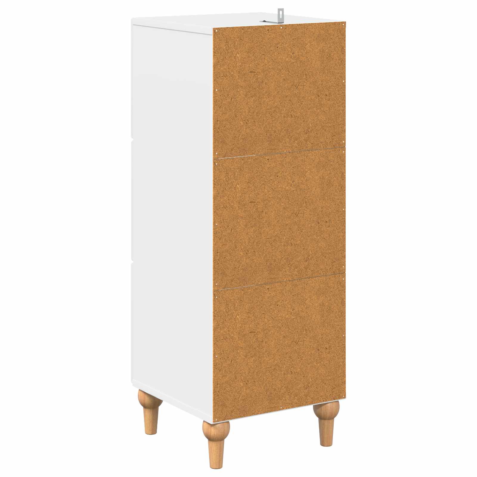 Ladenkast Wit 33 x 34,5 x 90 cm Bewerkt hout