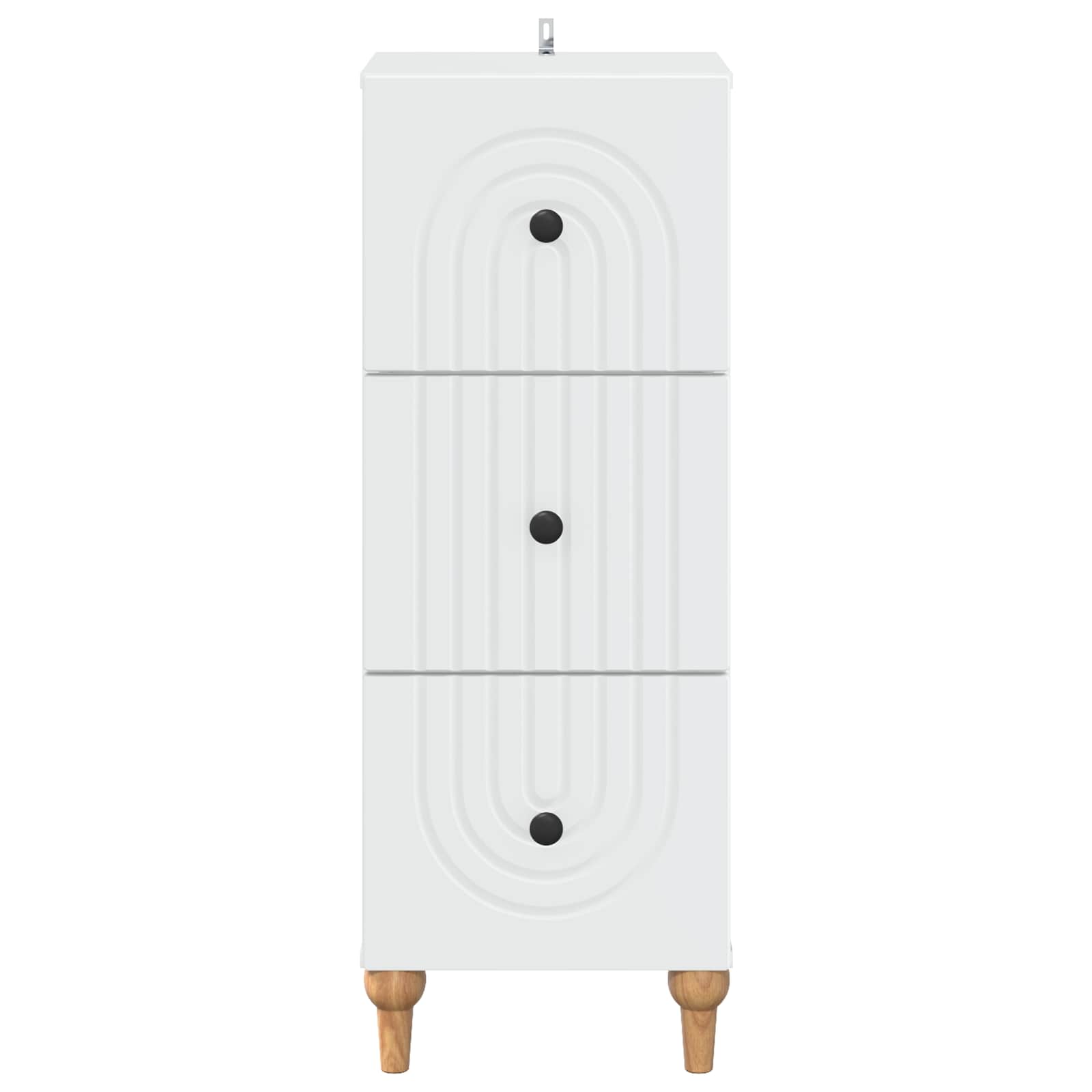 Ladenkast Wit 33 x 34,5 x 90 cm Bewerkt hout