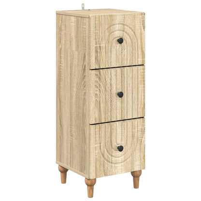 Ladenkast Sonoma Eiken 33 x 34,5 x 90 cm Bewerkt hout