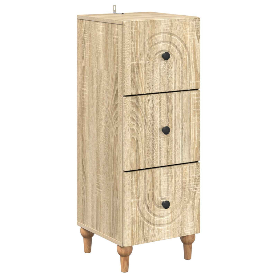 Ladenkast Sonoma Eiken 33 x 34,5 x 90 cm Bewerkt hout