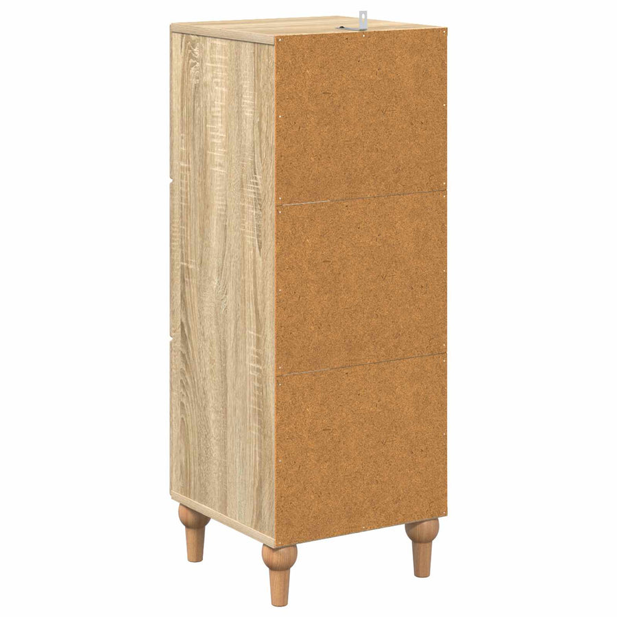 Ladenkast Sonoma Eiken 33 x 34,5 x 90 cm Bewerkt hout