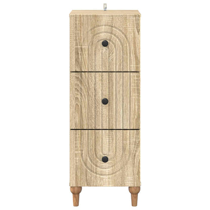 Ladenkast Sonoma Eiken 33 x 34,5 x 90 cm Bewerkt hout