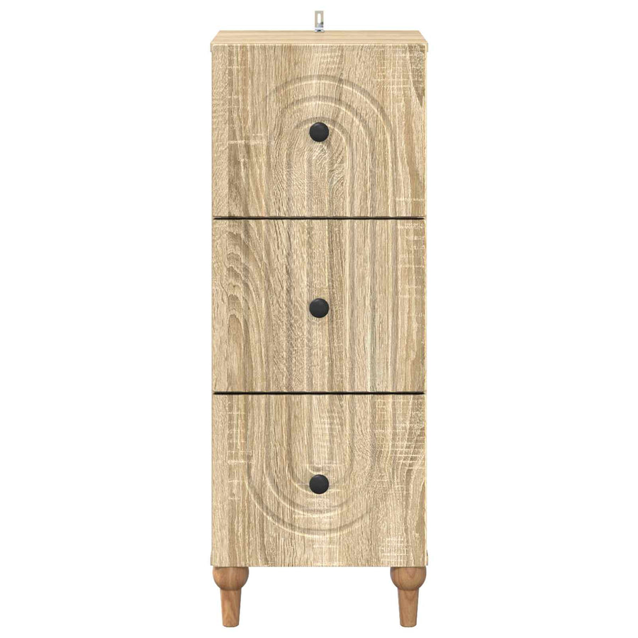 Ladenkast Sonoma Eiken 33 x 34,5 x 90 cm Bewerkt hout