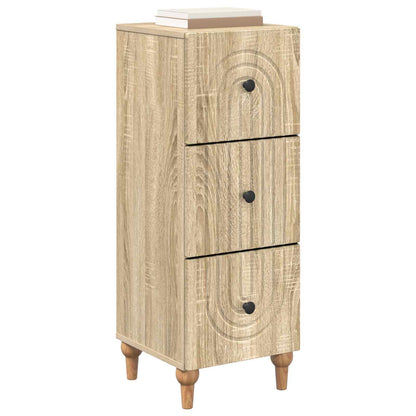 Ladenkast Sonoma Eiken 33 x 34,5 x 90 cm Bewerkt hout