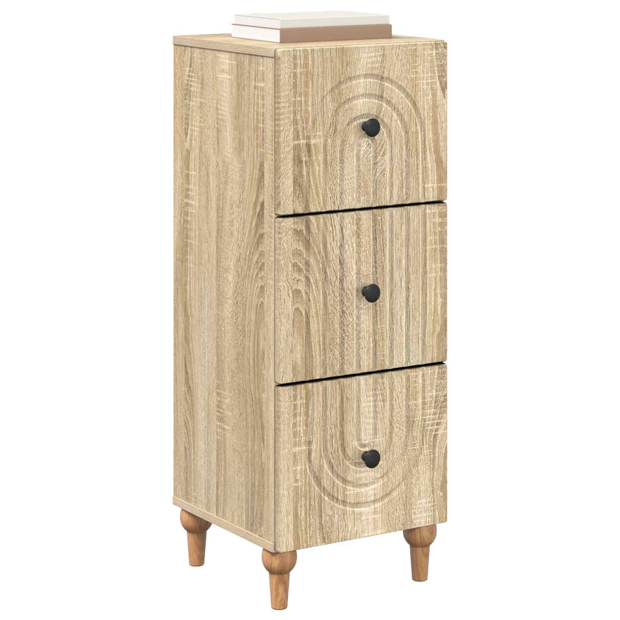 Ladenkast Sonoma Eiken 33 x 34,5 x 90 cm Bewerkt hout