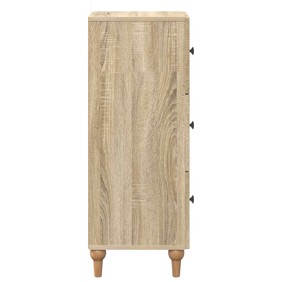 Ladenkast Sonoma Eiken 33 x 34,5 x 90 cm Bewerkt hout