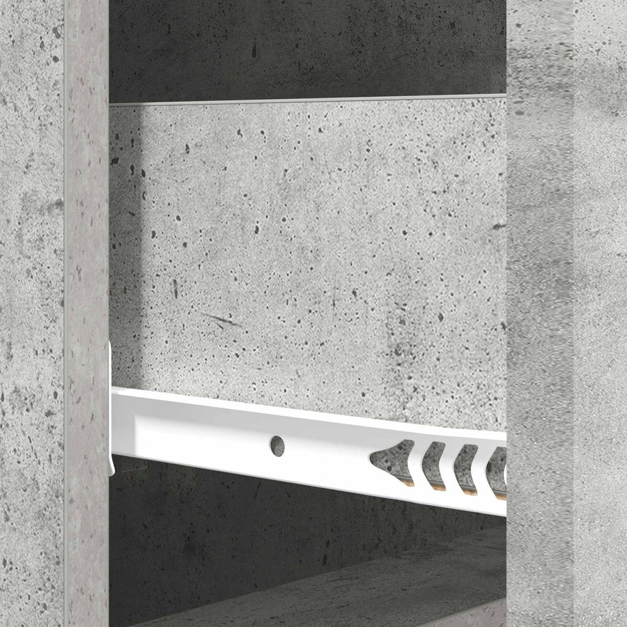 Ladenkast Betongrijs 33 x 34,5 x 90 cm Bewerkt hout