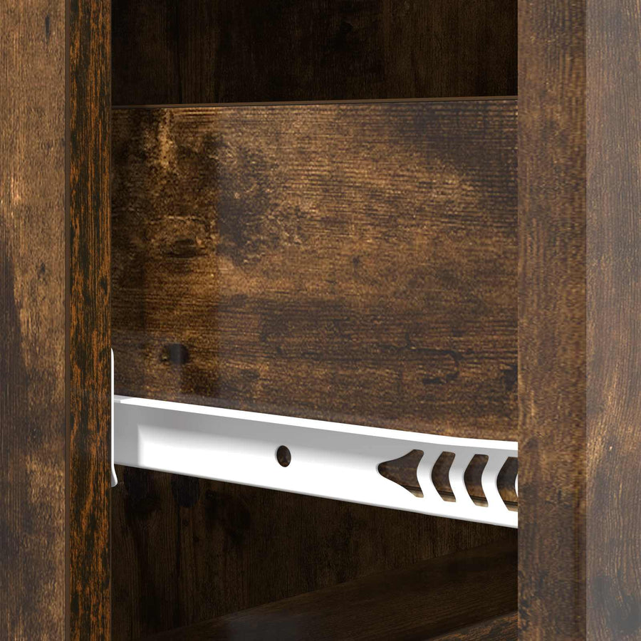 Ladenkast Gerookt eiken 33 x 34,5 x 90 cm Bewerkt hout