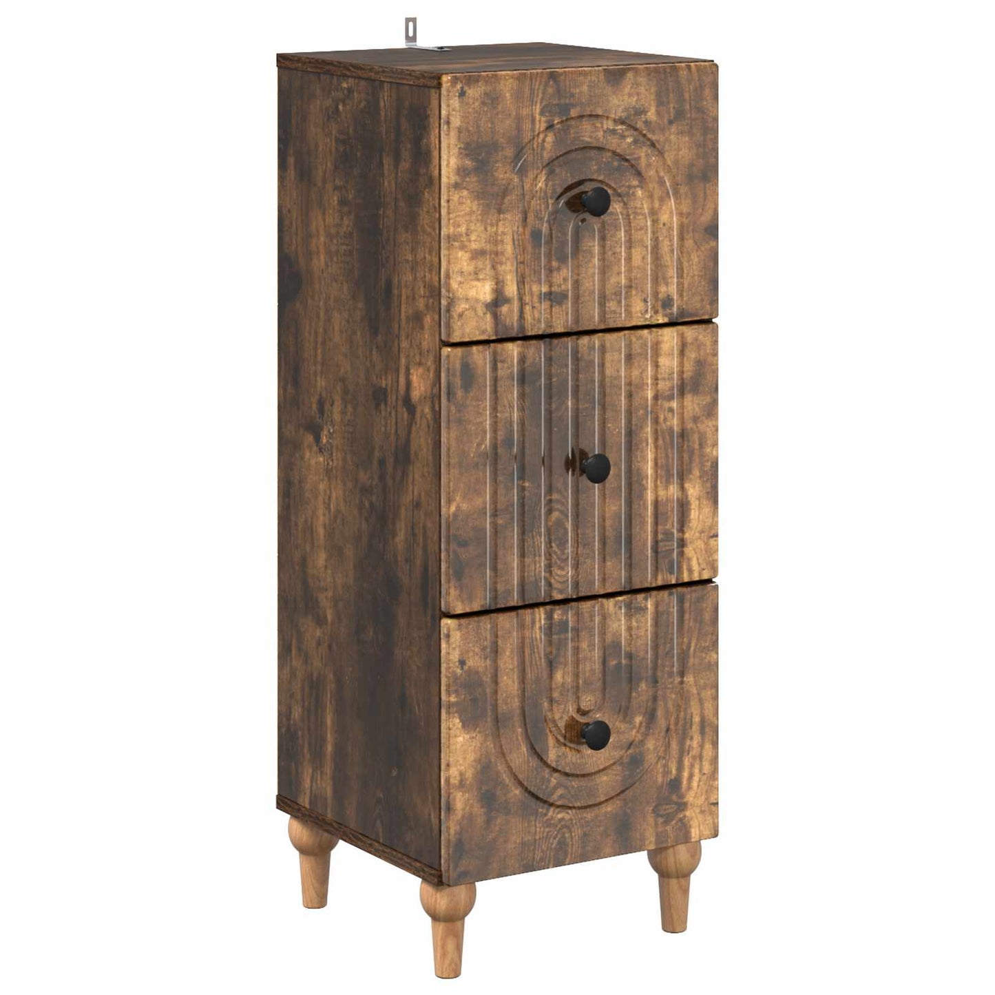 Ladenkast Gerookt eiken 33 x 34,5 x 90 cm Bewerkt hout